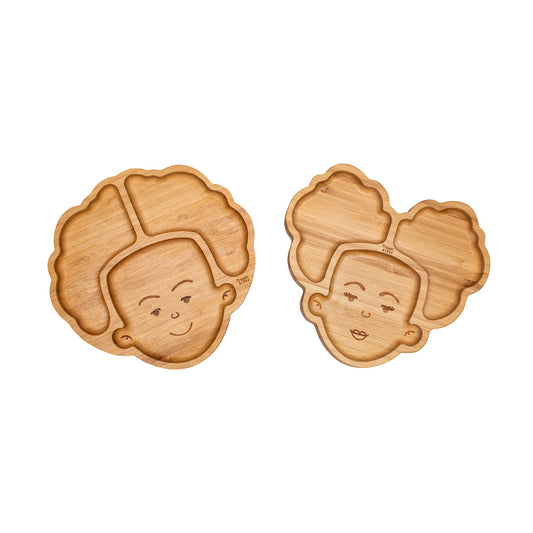 AfroCutie Bamboo PlateTrippin' Along BoutiqueTrippin' AlongAfro PrincessAfroCutie Bamboo Plate