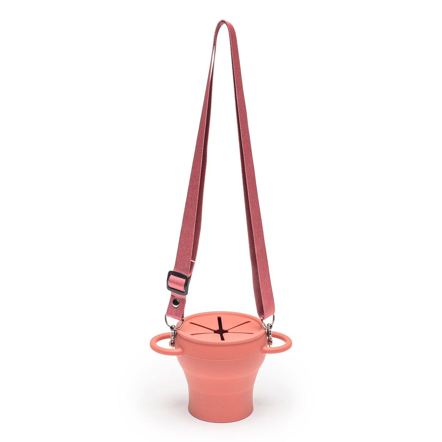 Collapsible Snack CupCollapsible Snack CupsTrippin' Along BoutiqueTrippin' AlongClayFood Grade SiliconeCollapsible Snack Cup