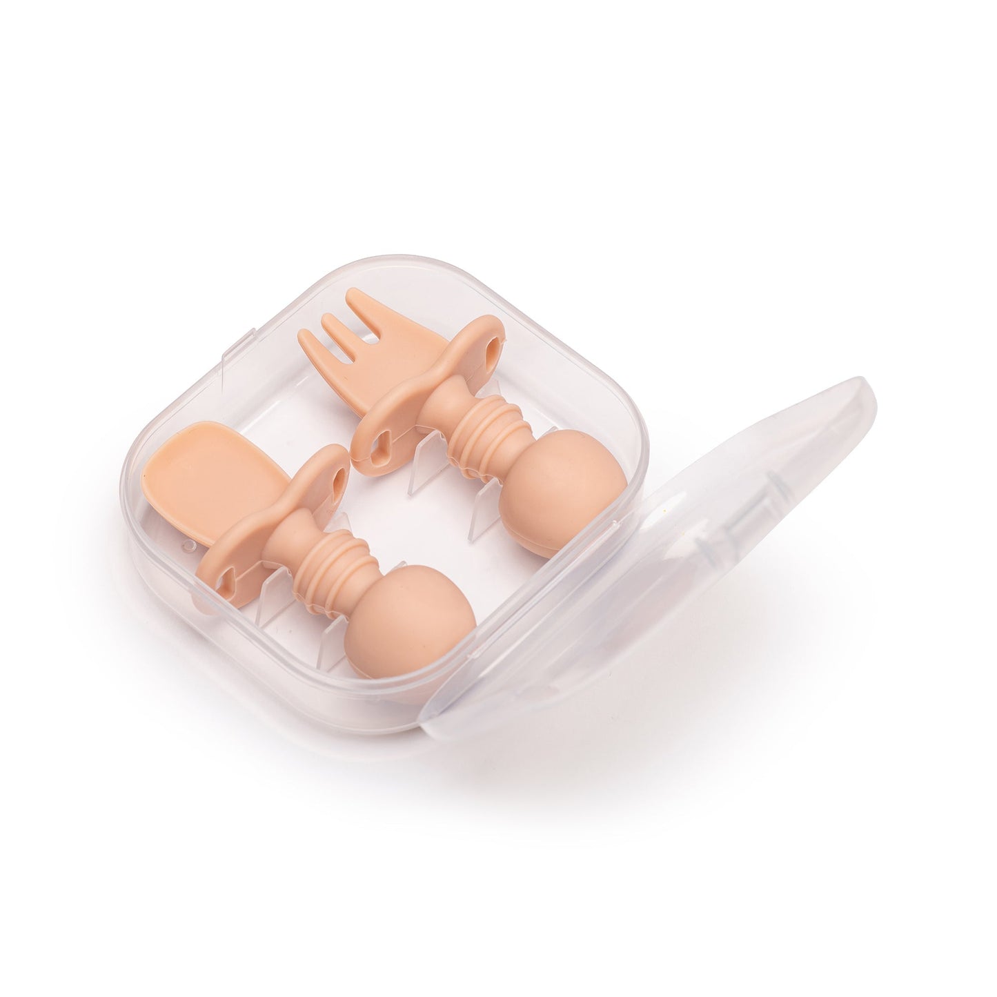 Tiny Tensils™ – Baby & Toddler Utensils for Self - Feeding (Fork + Spoon Set)Bamboo PlateTrippin' Along BoutiqueTrippin' AlongFlamingo Tiny Tensils™ – Baby Utensils for Self - Feeding | Trippin’ Along Boutique